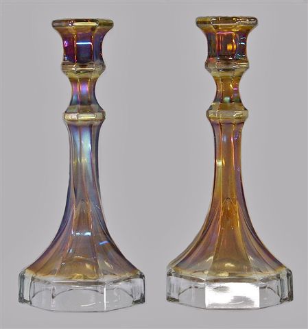 Imperial's COLONIAL 9 in. Candlesticks in Smoke.