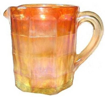 BLOCK Creamer - 4 in. tall. There is also a known Sugar in this pattern. - c. 1924.