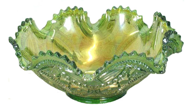 LONG HOBSTAR 10 in. Bowl. Courtesy Seeck Auctions.