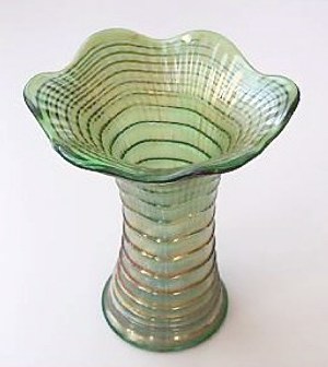 7 in. RIPPLE Vase with 2.5 in. base-Helios