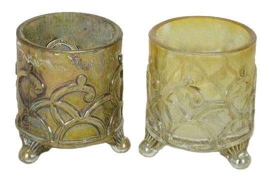 ESTATE Toothpicks in Smoke and Peach Opal or Marigold. Courtesy Seeck Auctions..