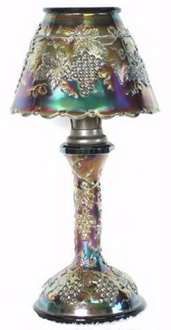 GRAPE & CABLE Candle Lamp in Purple
