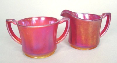 CHESTERFIELD _600 Breakfast Set-Red-Courtesy Remmen Auctions.
