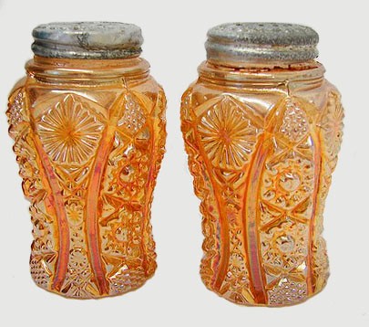 OCTAGON Shakers by Imperial Glass. $550. Seeck Auction..