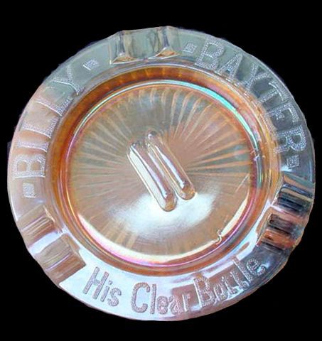 BILLY BAXTER - His Clear Bottle-5.75 in. diameter.