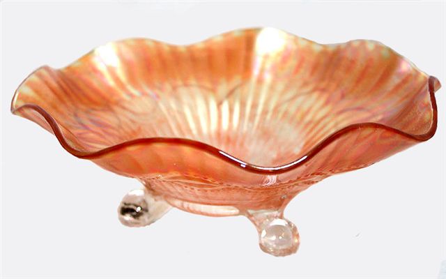 SMOOTH RAYS interior-Beaded Cable Candy Dish-7 in. diam.
