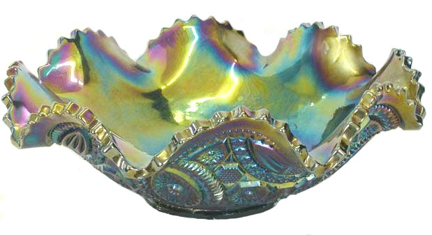 Interior-LONG HOBSTAR Fruit Bowl-Purple