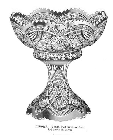 LONG HOBSTAR Fruit Bowl & HOBSTAR and ARCHES base-104A.