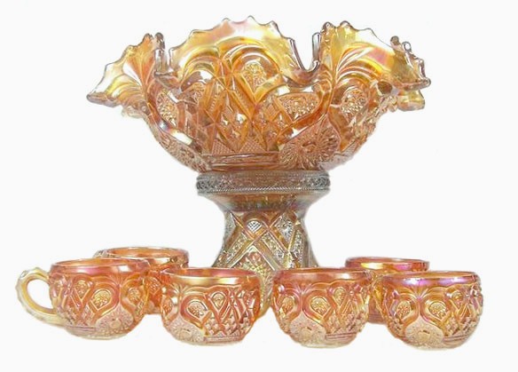 ROYALTY Fruit Bowl & Base-cups. $425. Wroda-1-10