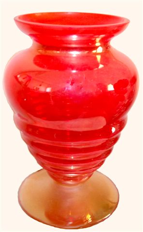 MELON RIB Vase-Courtesy Margaret Dickinson