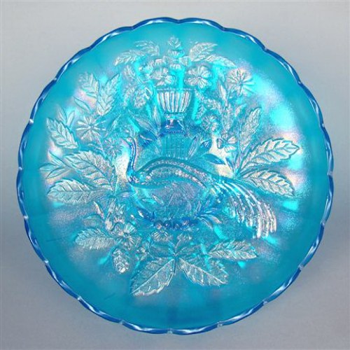 N. PEACOCK & URN IC Bowl in Sapphire-C. Remmen Auctions $6500.11-11.