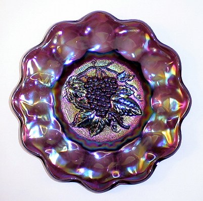 8 in. HEAVY GRAPE VT. Plate- Purple-Courtesy Philip Burton.