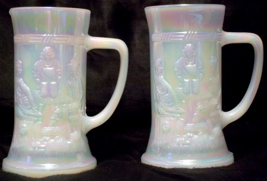 Milk Glass Mugs - 1960's