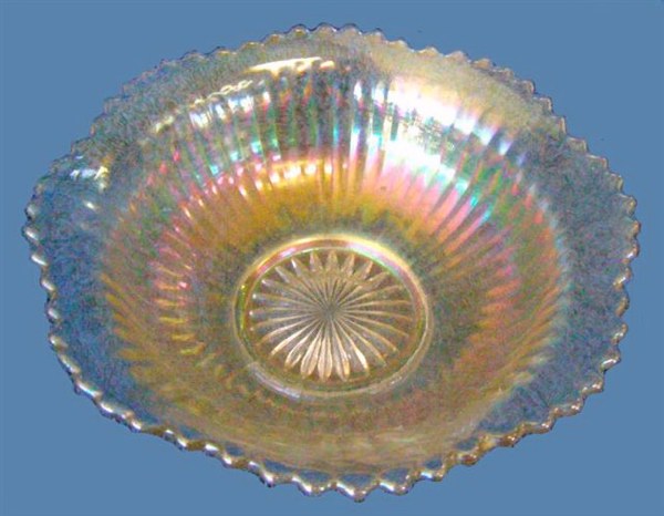 7.25 in. Mgld. SMOOTH RAYS Bowl. Imp.24 pt. star/