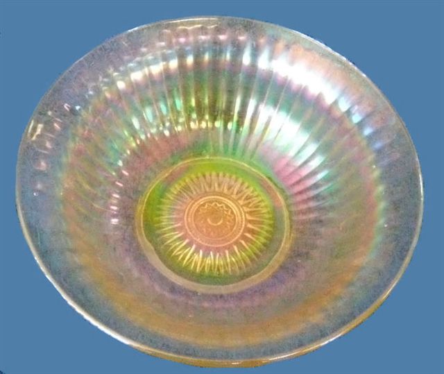  9.25 in. Clambroth SMOOTH RAYS Bowl-Imp.Smooth Rim