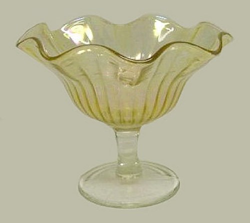 4.5 in. Clambroth SMOOTH RAYS Compote-2 part mold