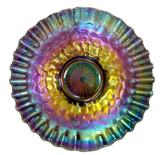HONEYCOMB 6 in. Plate-Purple.