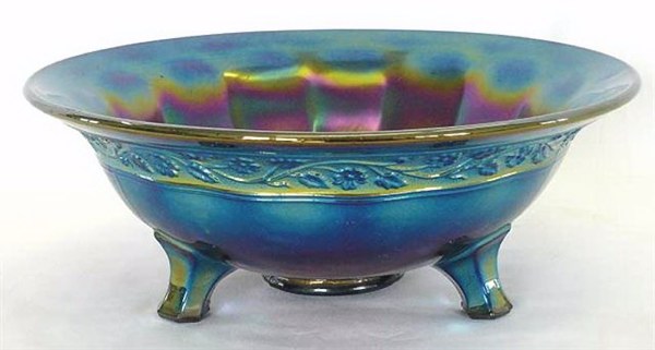 Purple FLORAL & OPTIC Bowl