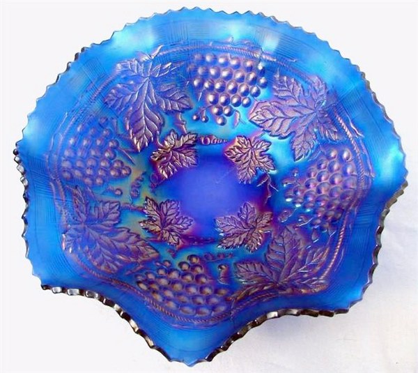 GRAPE & CABLE 11 in. Bowl in Elec. BLUE.