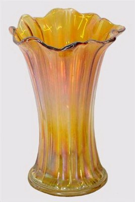 Mgld. LILY Funeral Vase-9.5 in. high-4.75 in. base