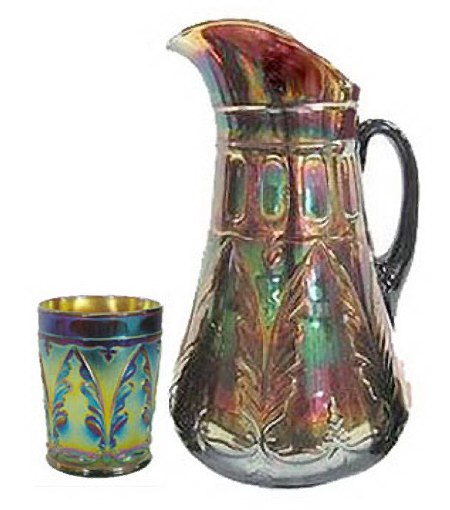 QUILL Pitcher and Tumbler in Purple