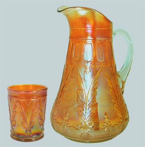 QUILL Pitcher and Tumbler  in Marigold
