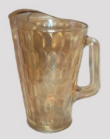 HEX OPTIC (Honeycomb) Pitcher-9.5 in. high-64 oz
