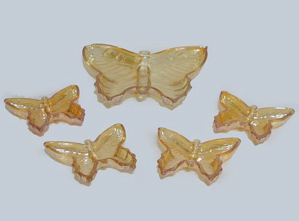 Jeannette Butterfly Party Set - 1940s - 1950s - 1960s.
