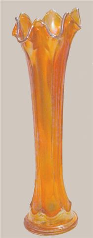 Fenton FLUTE Vase-9.5 in. tall.-Mgld