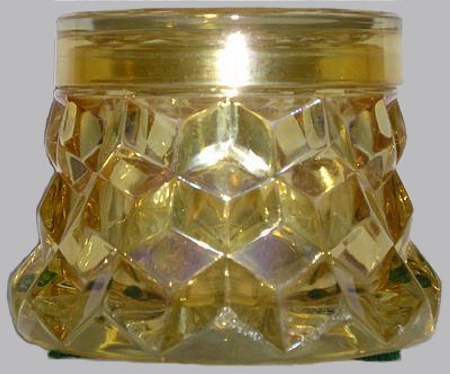 FOSTORIA (American) Puff Box-2+ Seven-eighths in. high.