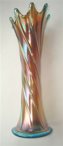 10 5. in. SPIRALEX Vase. Sapphire-- Courtesy Kate and Bill Lavelle