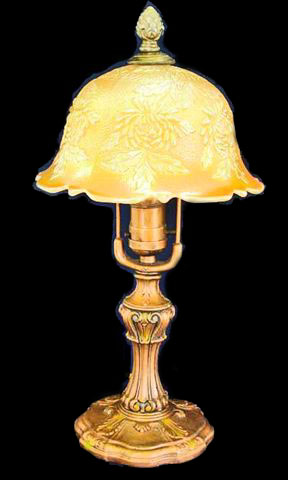 Marigold on custard-$375.-Seeck Auction-11-06