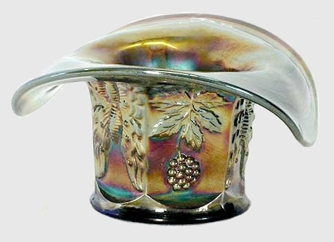 Blue BUTTERFLY & BERRY Whimsey Tumbler.-$275 -Seeck Auction.