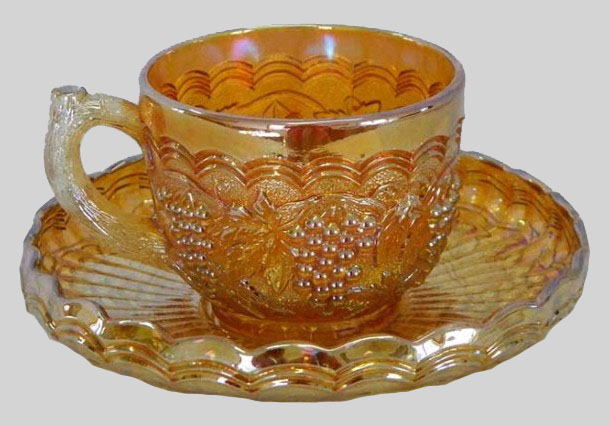 Very Scarce Imperial GRAPE Cup & Saucer-Marigold.