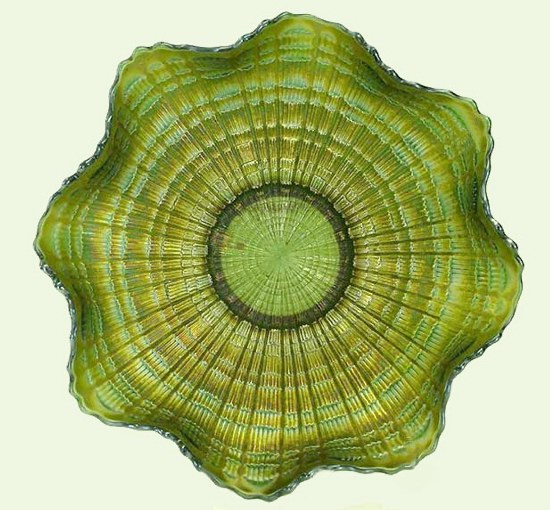 Green PLAID Bowl-9 in