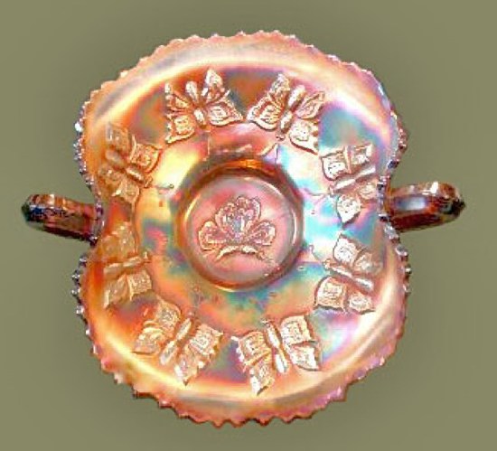 BUTTERFLIES Bonbon in Amethyst.7.25 in.wide.