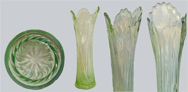 FIELD THISTLE Vase in Green. Courtesy Kyle Berrier..