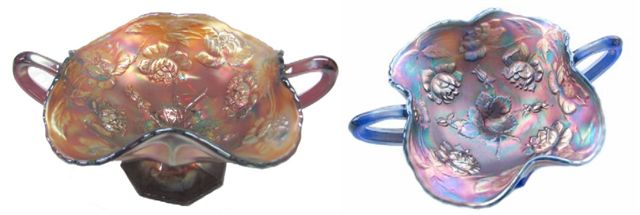 WREATH of ROSES - Amethyst and Blue