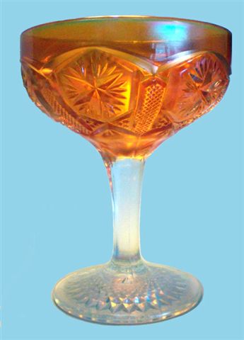 STAR & FILE Champagne - 5 in. high x 4 in. diam.