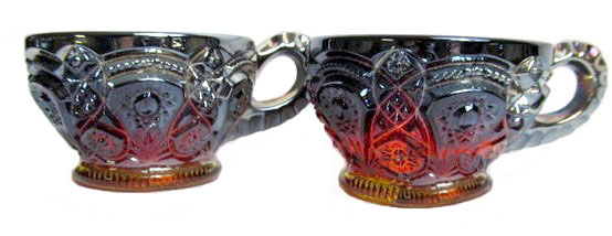 RED! FASHION Punch Cups! Courtesy Wroda Auctions