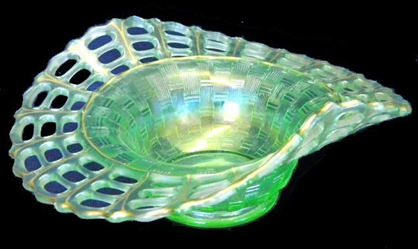 Lime Green-Gold trim,  THREE ROW