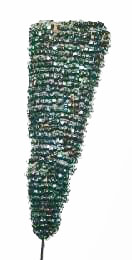 BEADED TRIANGLE is Three and on-eighth in. long