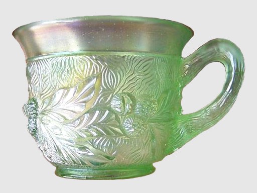 RARE I.G.-lime green- ACORN BURRS Punch Cup