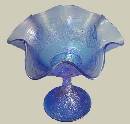 PERSIAN MEDALLION Compote in Blue