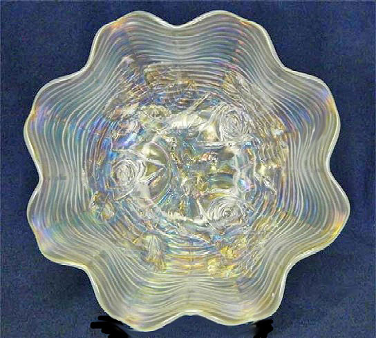 ROSE SHOW Bowl - White-Courtesy Seeck Auctions