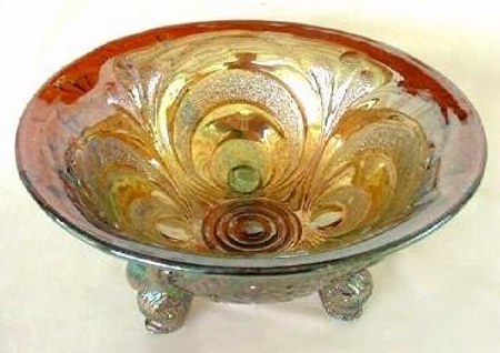 Sowerby DIVING DOLPHINS 8 in. Bowl.