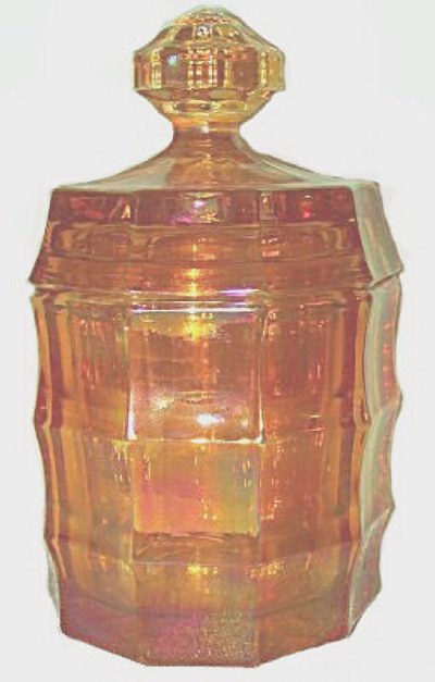 JACOBEAN RANGER Candy Jar by Inwald - 4.75 in. high x 3 in. diam.