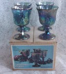 Blue Harvest Goblets - blue