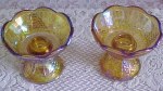 Harvest  Gold Candle Holders