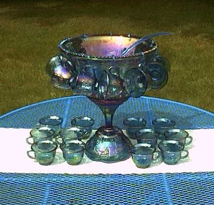 Punch set with wedding bowl base